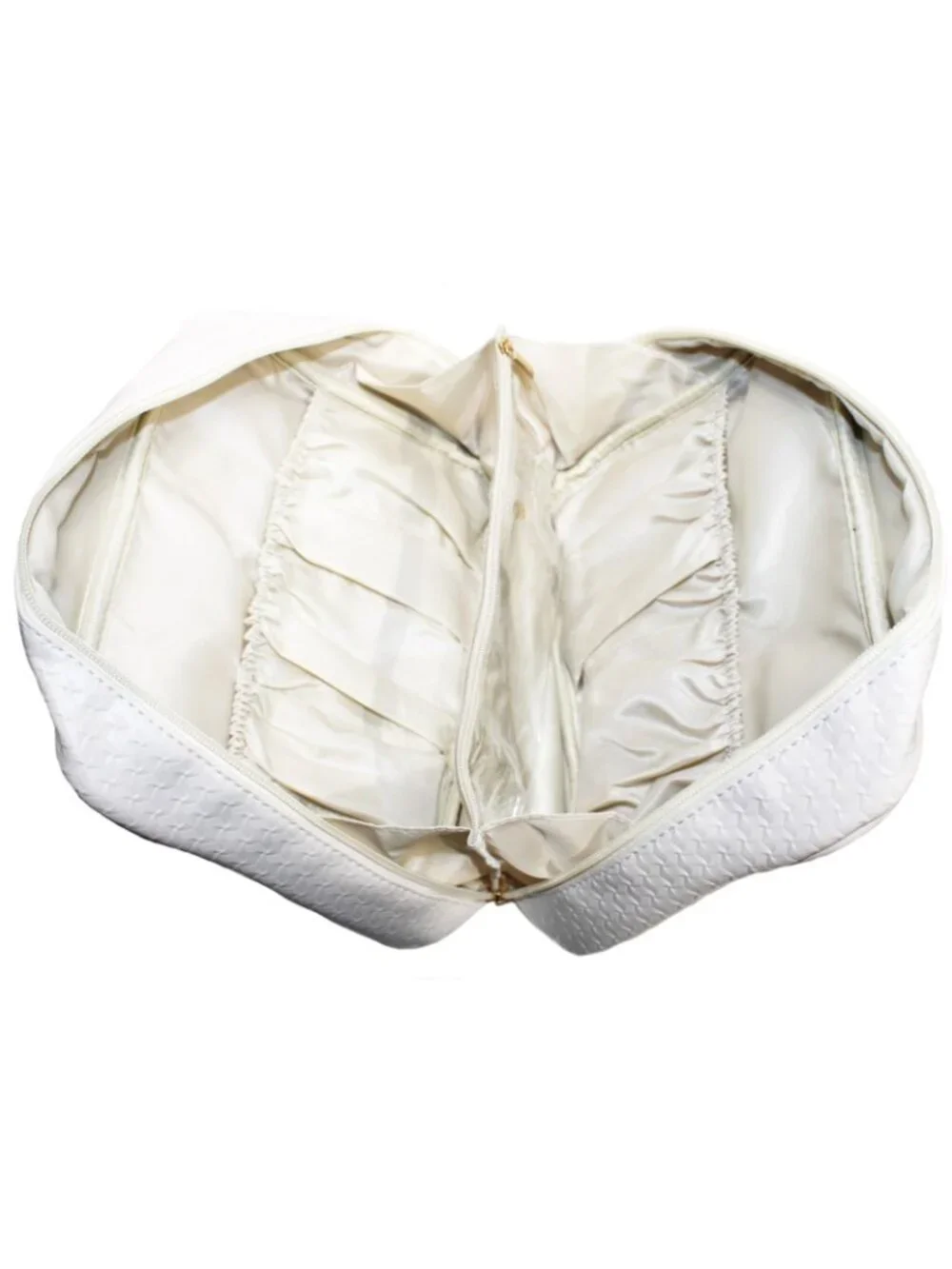 Travel Makeup Bag Large Capacity Water Resistant Toiletry Bag Jourmon White